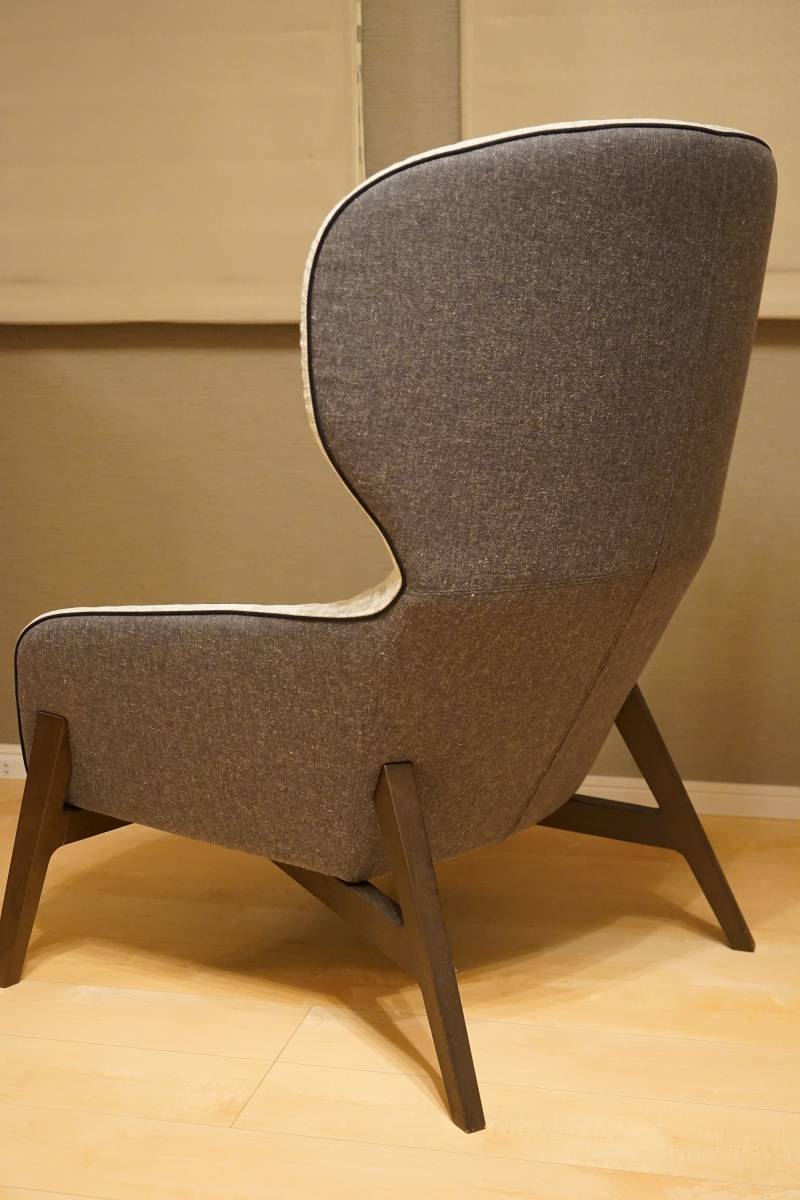展示品　arflex アルフレックスGIULIO（ジュリオ） W790 ラウンジチェア グレーベージュ_4