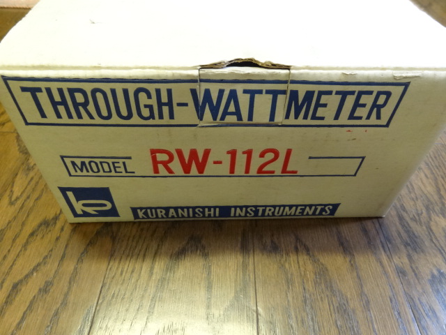クラニシ RW-112L 144⁄430⁄1200MHz SWR＆POWER計 KURANISHI
