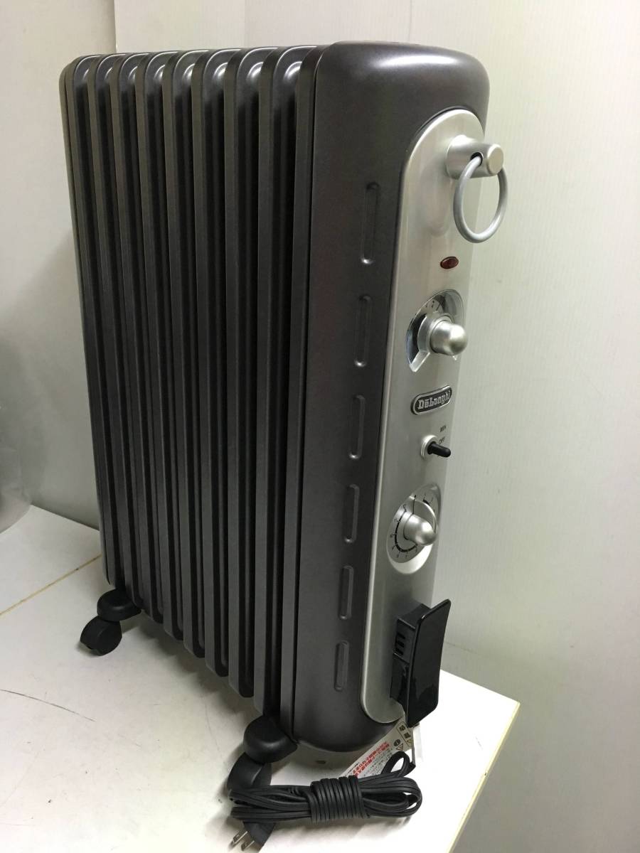 美品★デロンギ オイルヒーター レトロデザインL字型 R910912CF★