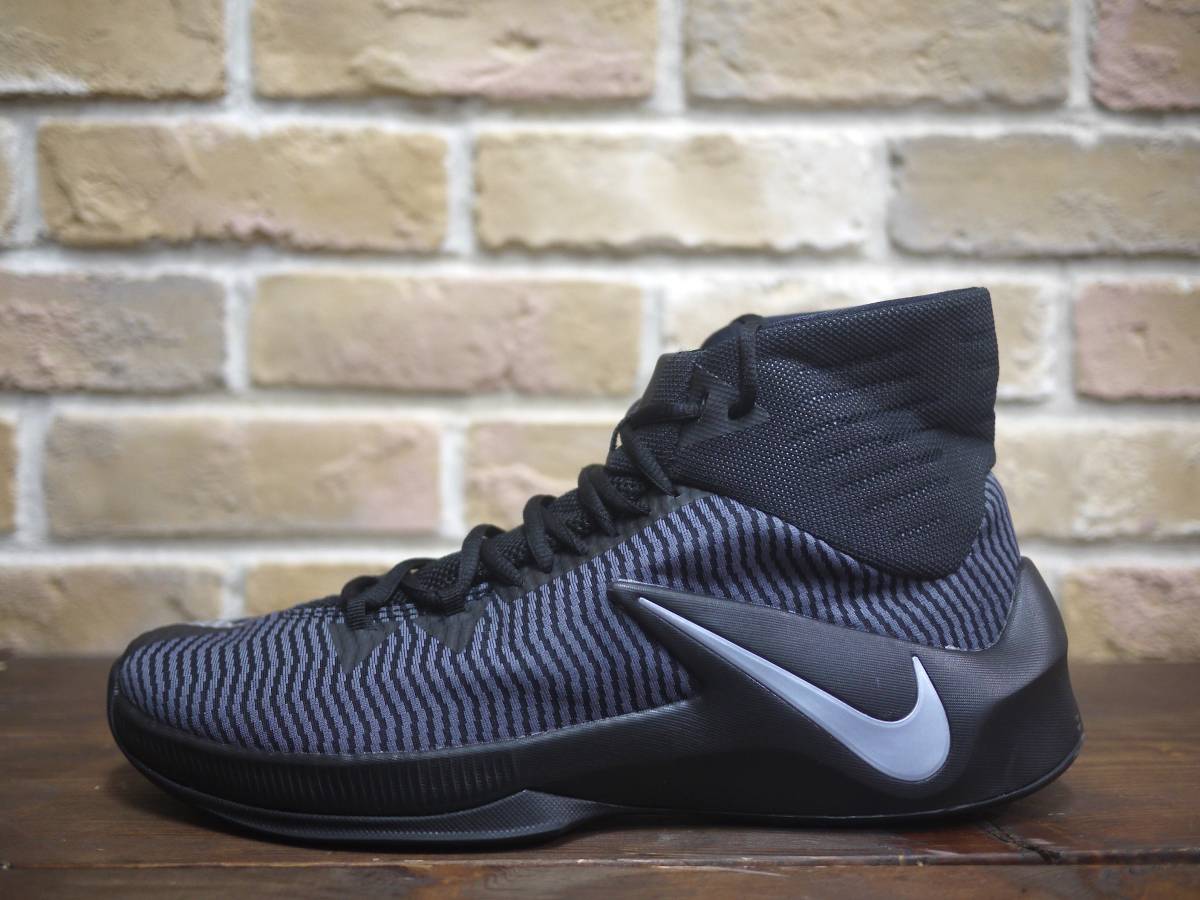 即完売 2016 希少モデル NIKE ZOOM CLEAR OUT TB ナイキ ズーム クリアアウト TB Black/Anthracite/Metallic Silver US10.5