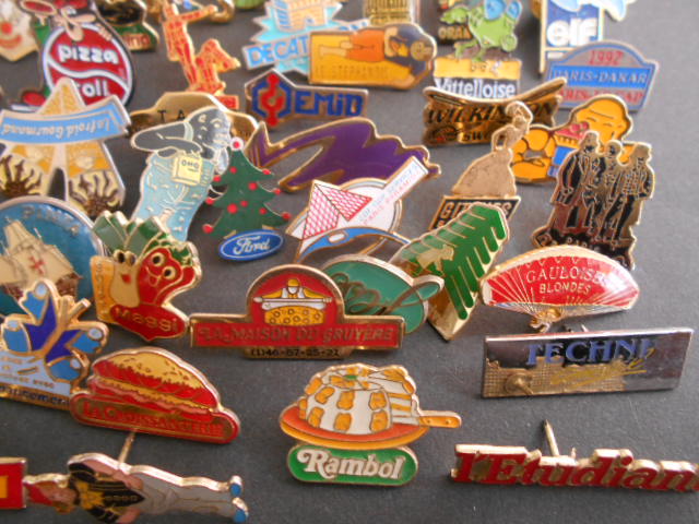 フランス雑貨★ピンバッジ100個セット★