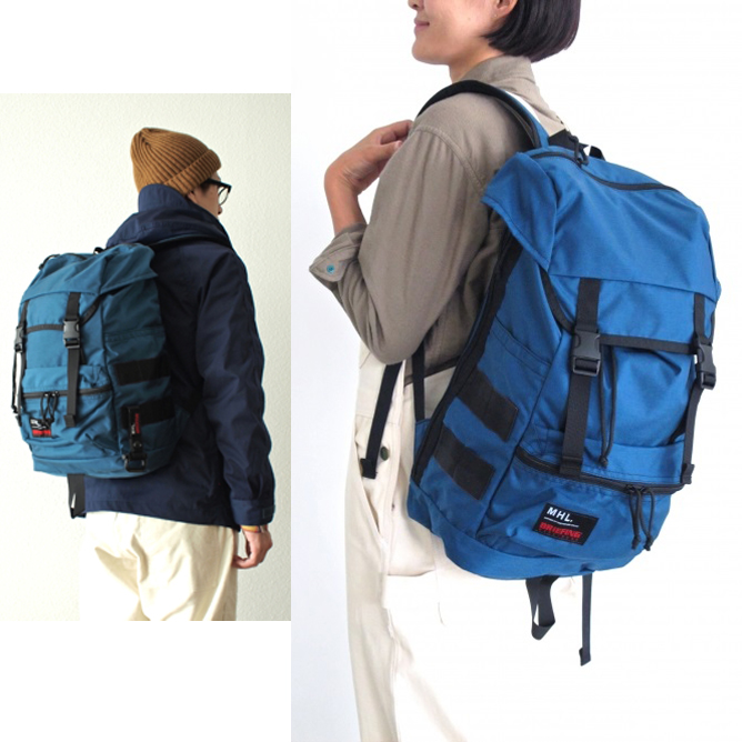 【専用】MHL別注 BRIEFING バックパック USA製 made in MHL × BRIEFING ブリーフィング バックパック リュック マーガレット