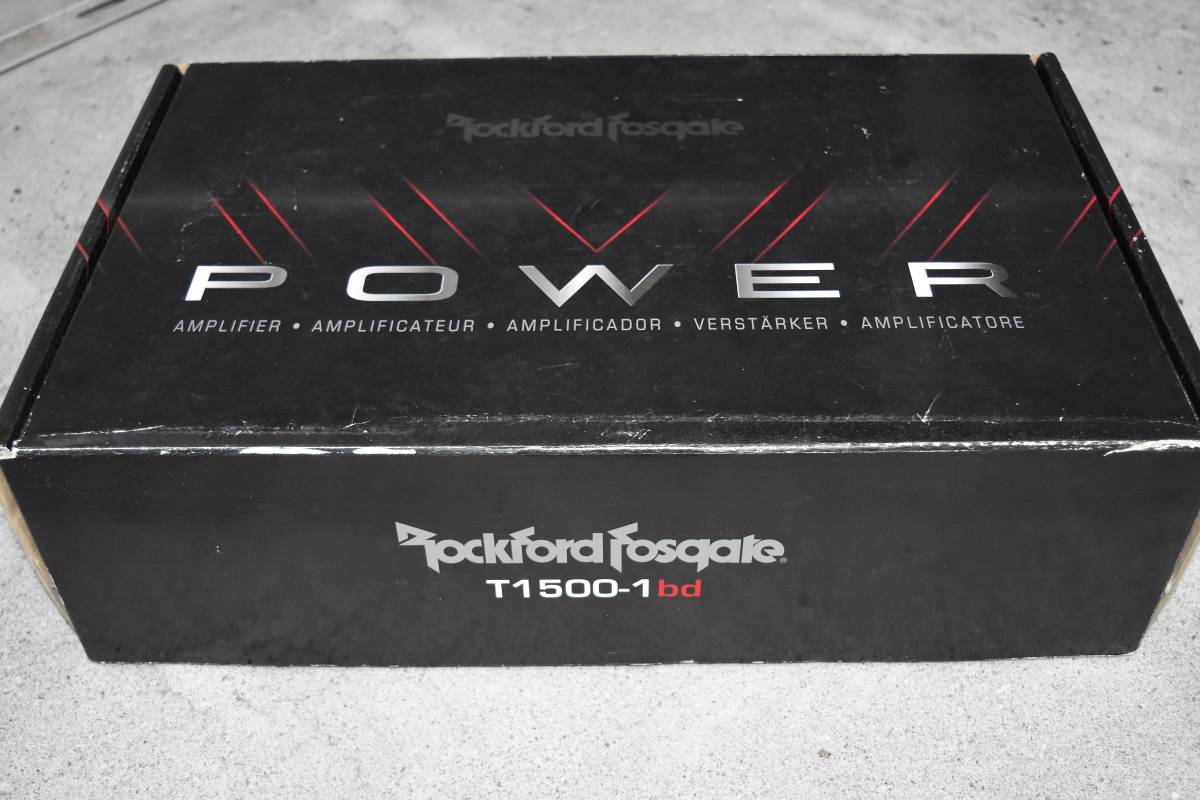 ロックフォード　パワーアンプ　T１５００－１ｂｄ　【中古】