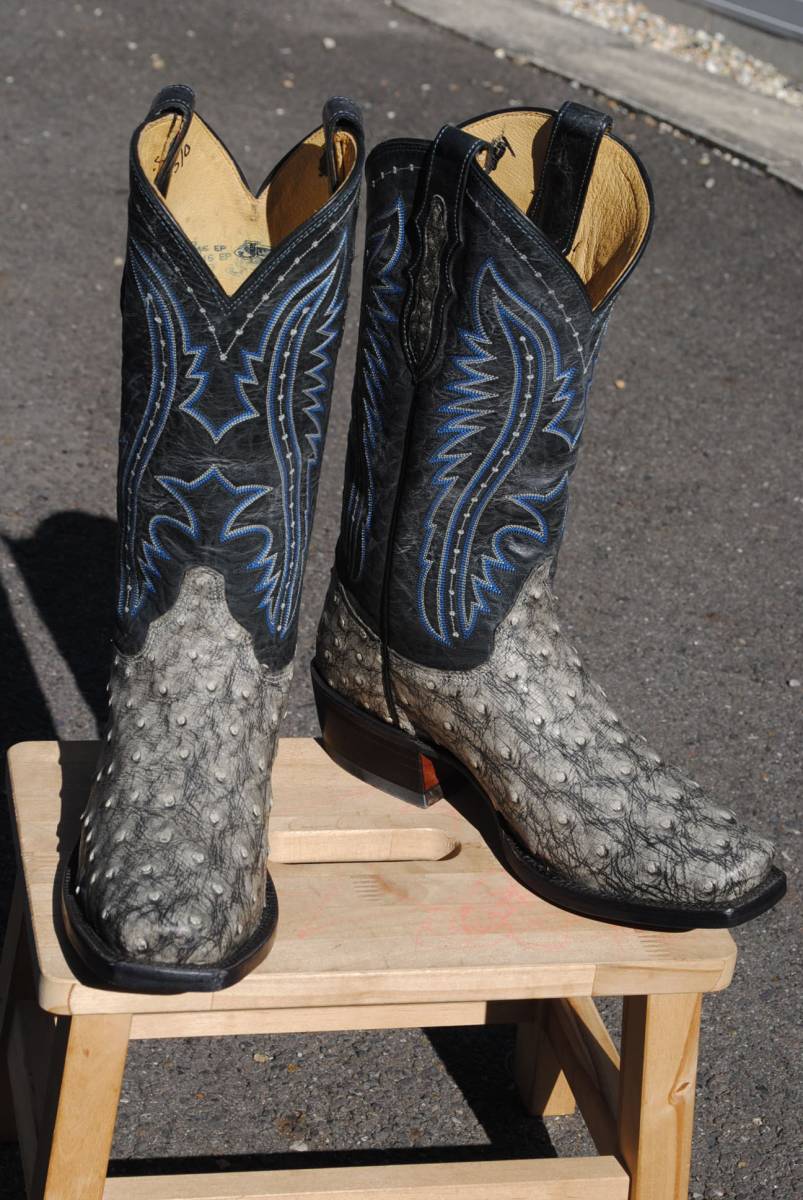 ジャスティン ウエスタンブーツ US41\2(23.5m) かむ 美品