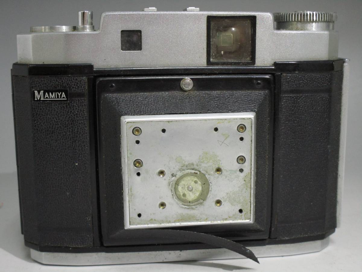 【希少品】マミヤ6 Mamiya6 ケース付き 中判蛇腹カメラ 当時物 ⁄ MAMIYA-6 マミヤ6 蛇腹カメラ 1:3.5 f=7.5cm ケース付き ジャンク品