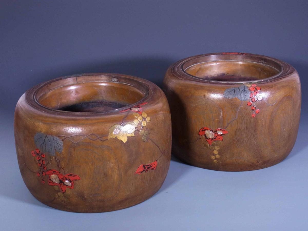 時代 | 黒漆蒔絵盆 時代箱付(19世紀) 輪島塗 杯(盃) 江戸時代・本金