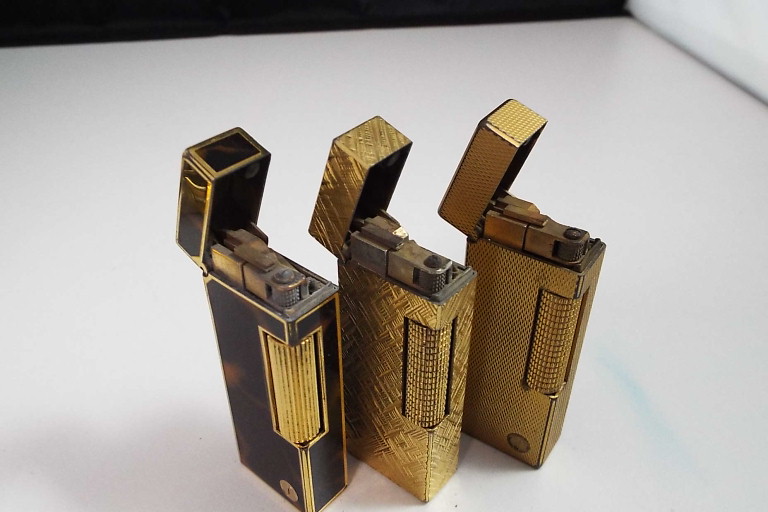 dunhill ダンヒル/ガスライター/まとめて６本セット/ゴールド 鼈甲/N015