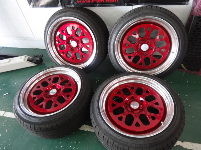 売り切り！最落無！work seeker GX A DISK 18×9.5+38×2本 18×10J+30×2