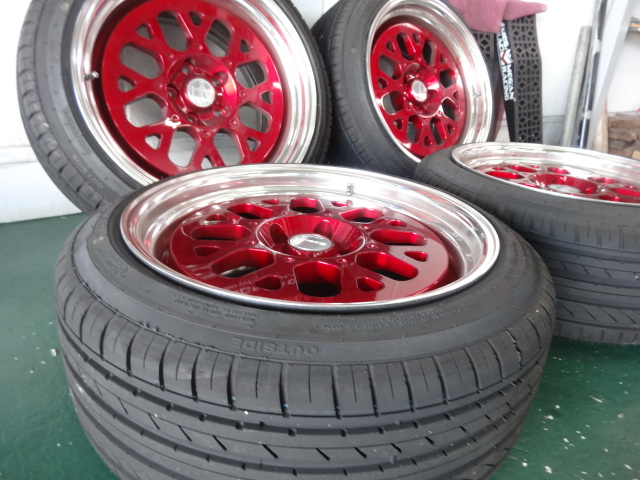 売り切り！最落無！work seeker GX A DISK 18×9.5+38×2本 18×10J+30×2