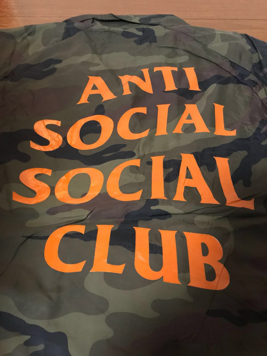 2025，人気 オンライン購入正規品 Anti Social Social Club コーチジャケット Camo L アンチ ソーシャル ソーシャル クラブ supreme オフホワイト(ジャンパー、ブルゾン)｜売買されたオークション情報、yahooの商品 男性用
