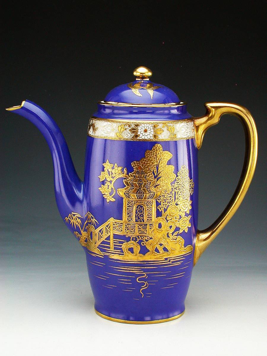 ノリタケ オールドノリタケ - ブルー系 プレート マルキ印 Noritake