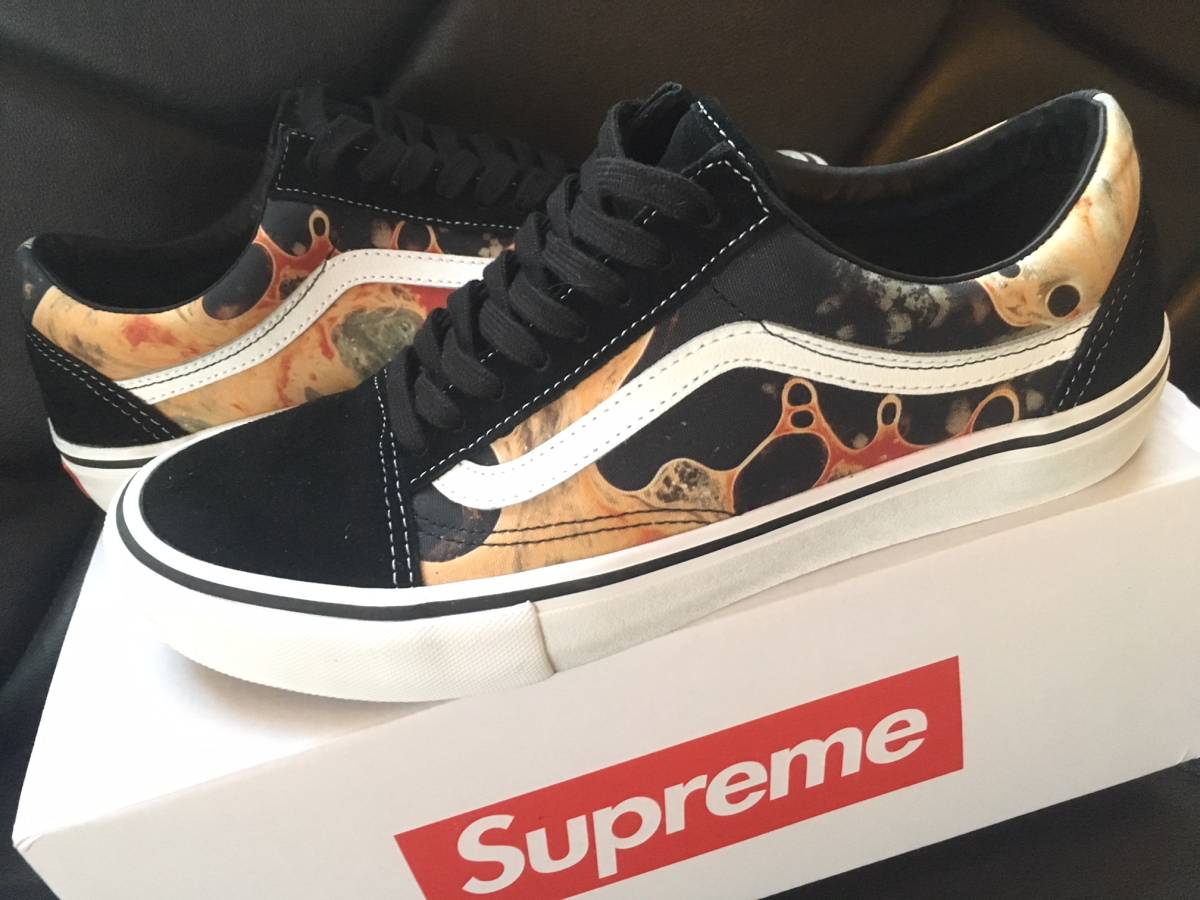 極美品 us9.5 supreme blood&semen old skool Vans X Andres Serrano 27.5cm バンズ シュプリーム オールドスクール