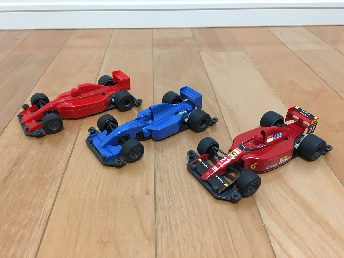 タミヤ ミニF まとめ売り タミヤ ミニF-1 完成品 3台セット 現状品 Mini F1 ミニ四駆 ミニF