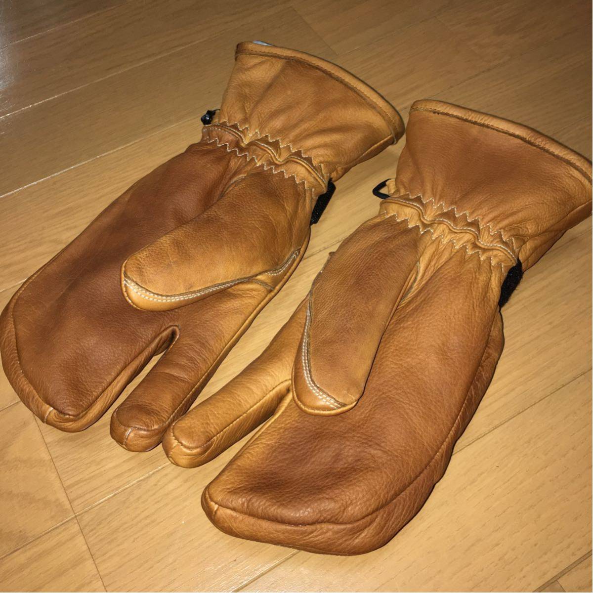 ヘストラ スリーフィンガー フルレザー サイズ 7 純正クリーム使用済