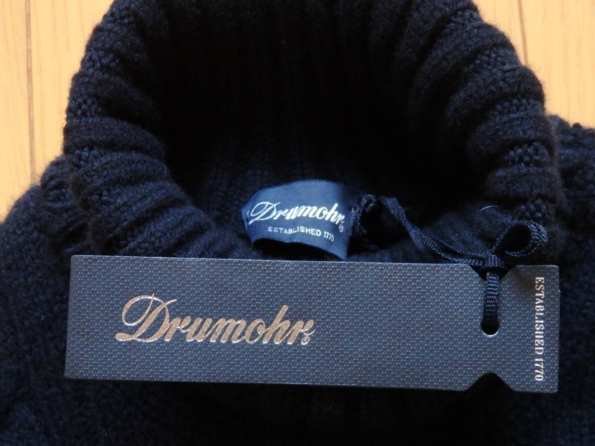 ☆新品！ ドルモア Drumohr ケーブル編みタートルネックニット 