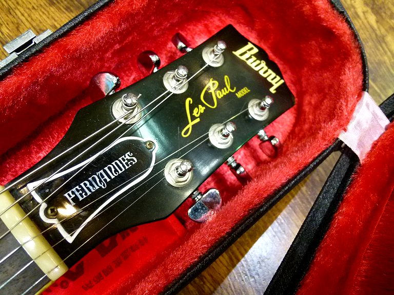 BURNY　FERNANDES　FLG90　or　100　塗装がカッコイイ！　76～7年製　日本製　Les paul　ロゴ.