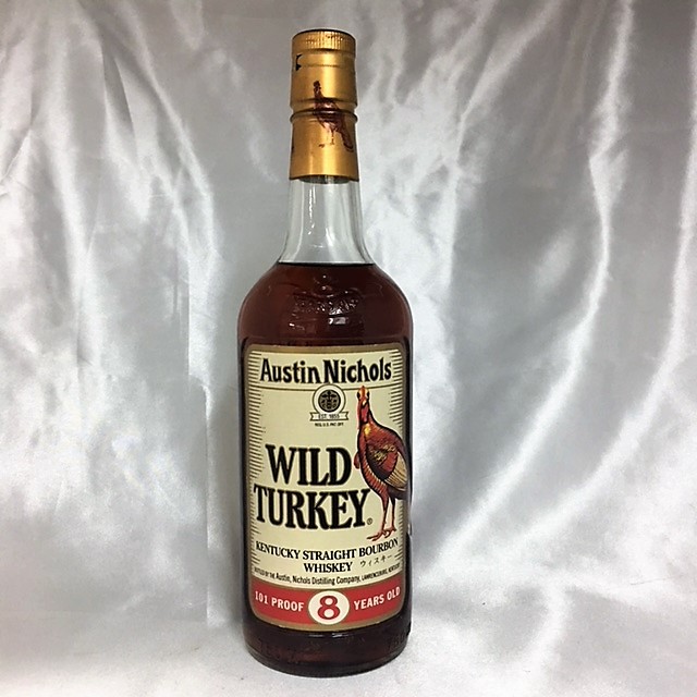 8年 ワイルドターキー WILD TURKEY バーボン 旧ラベル 旧ボトル