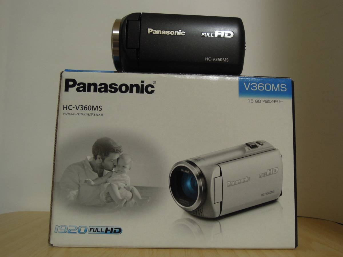 Panasonic HC-V360M パナソニック ビデオカメラ 動作確認済み 送料無料