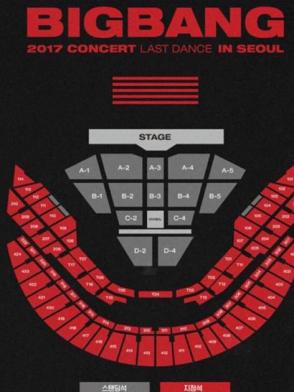 12/31☆BIGBANG☆韓国ソウルコン　現地渡し　D2区域600～630番台連番　2枚セット