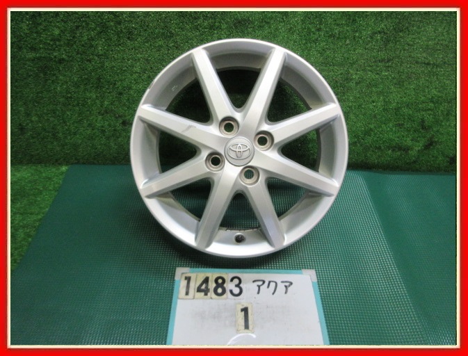 【送料無料】NHP10 アクア G 前期 純正 アルミホイール15×5J+39 4穴/100 1本のみA ホイル