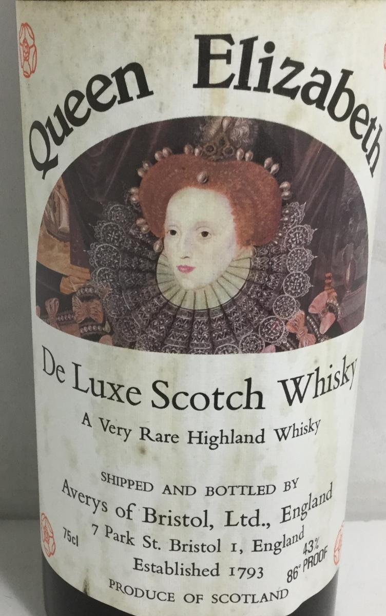 古酒☆Queen Elizabeth / クイーンエリザベス☆【750ml / 43