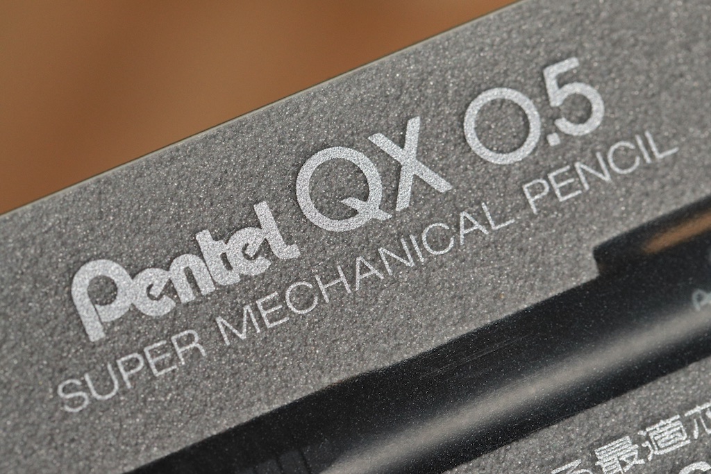 QX 0.5mm 値下げ)pentel ZXのMPレビューNo.001Pentel 自動 ブラック色