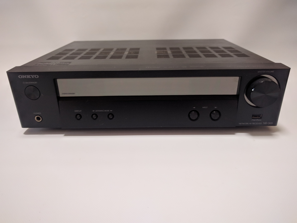 【ジャンク品】ONKYO ネットワークレシーバー　NR-365 ONKYO NR-365(B) 5.1ch対応ネットワークAVレシーバー【ジャンク