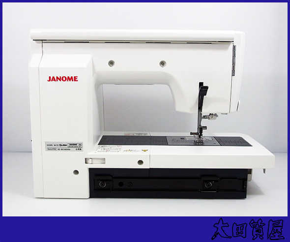 質屋出品☆JANOME ジャノメ コンピューターミシン SECiO9700 白×赤 