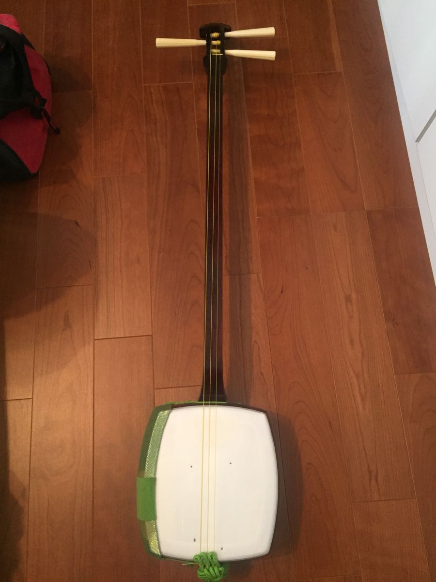 三味線、中古品、ケース付き