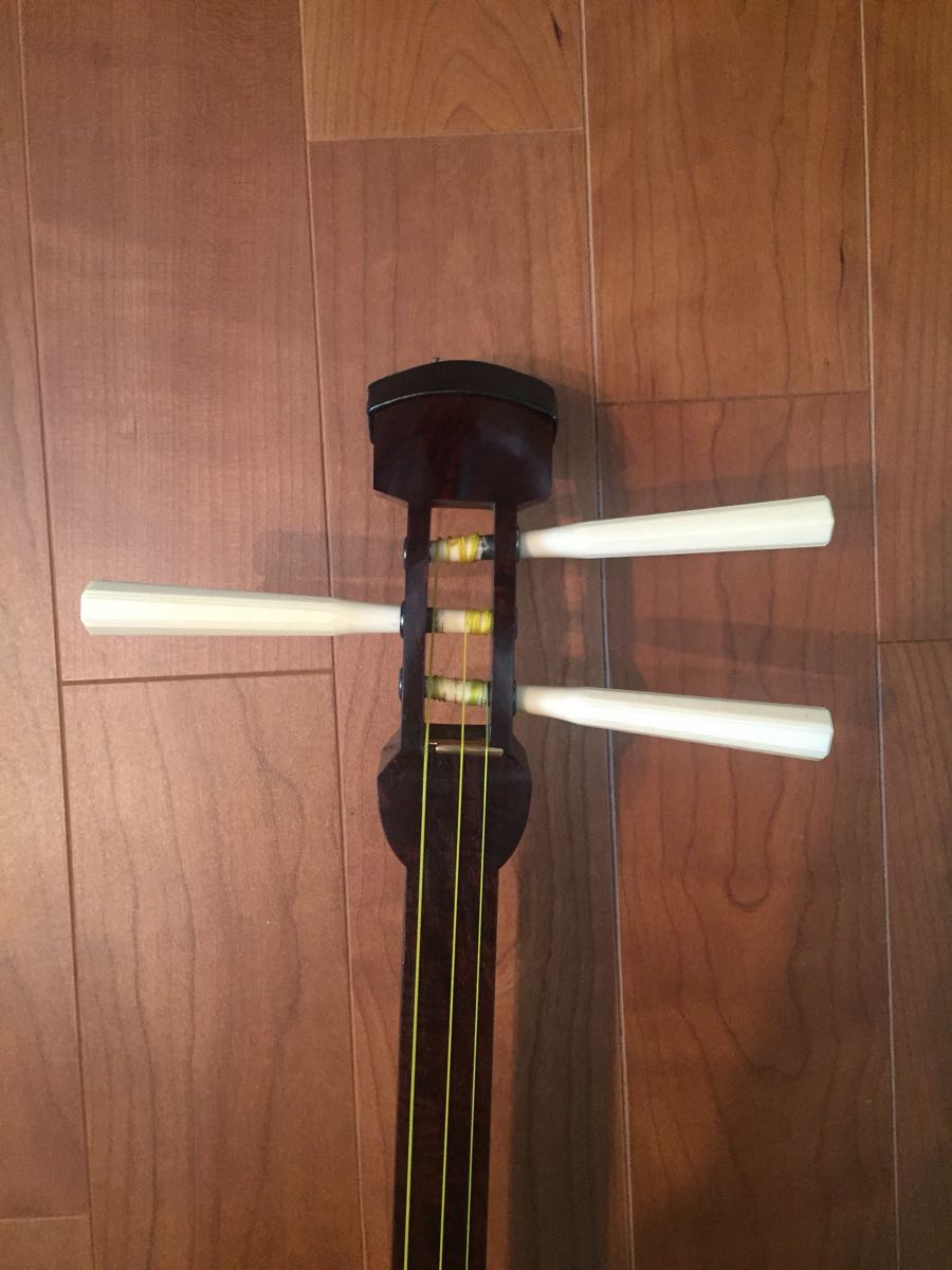 三味線、中古品、ケース付き