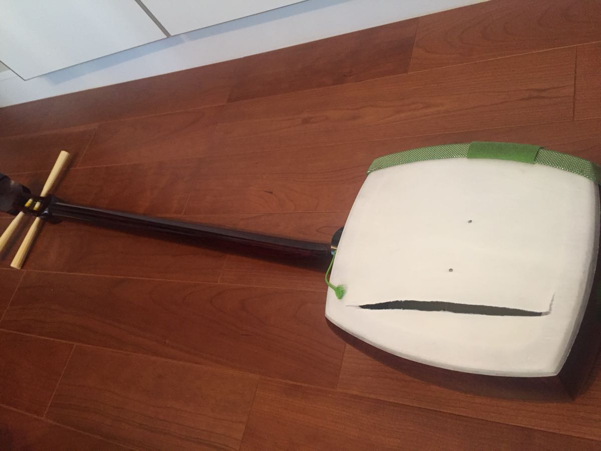 三味線、中古品、ケース付き
