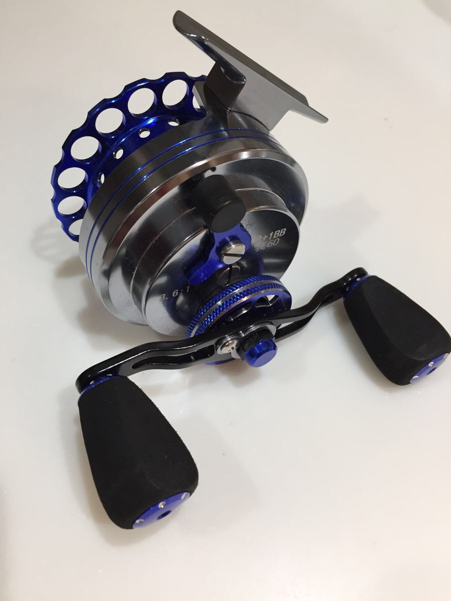 新品送料無料 筏 下向きリール 左巻き ドラグ チョイ出しクラッチ【 検