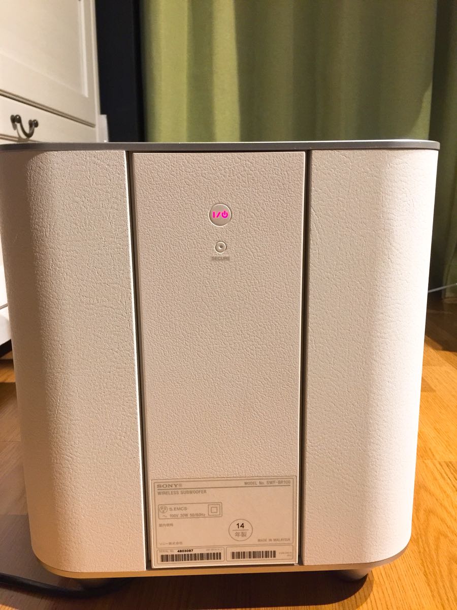 美品 SONY SWF-BR100 SUBWOOFER ソニーワイヤレスサブウーファー