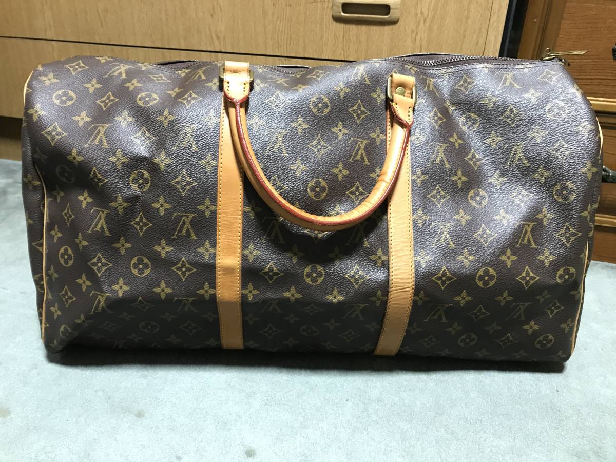 モノグラム ボストンバッグ キーポル50 ルイヴィトン VUITTON LOUIS 