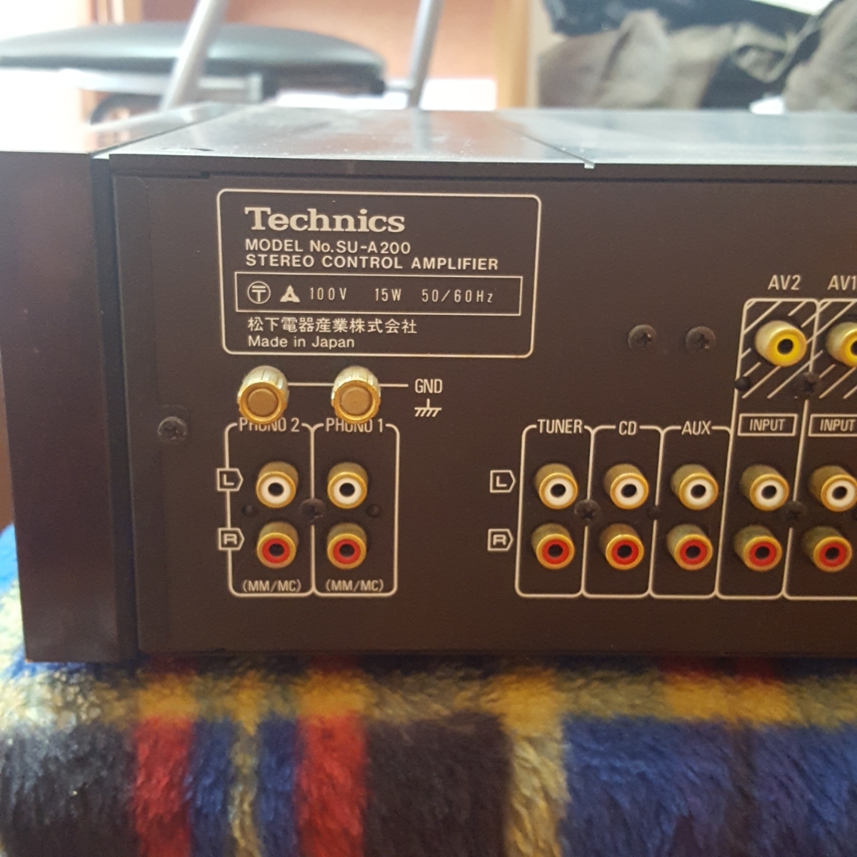ジャンク】Technics テクニクス STEREO CONTROL AMPLIFIER