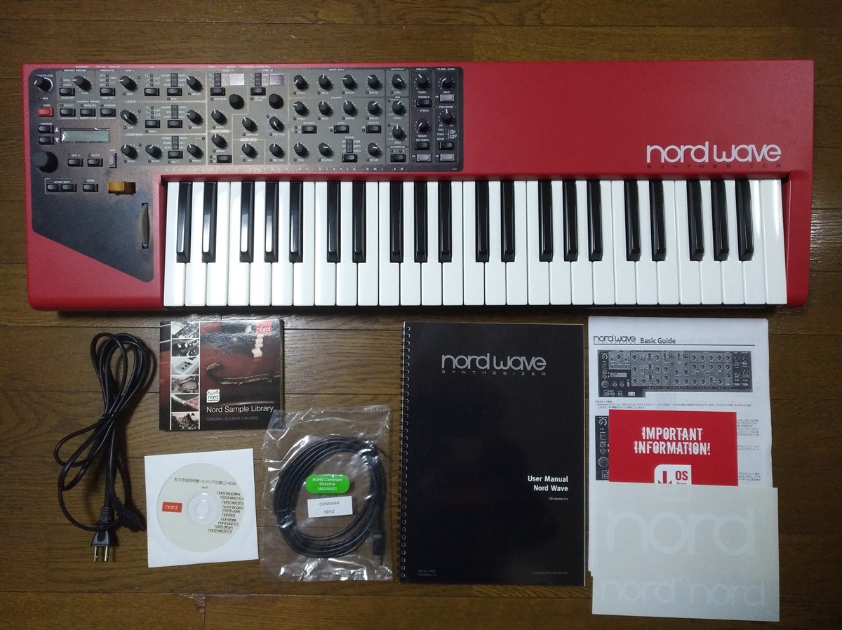 Clavia純正nord用セミハードケースをお売りします 【中古美品】Clavia Nord