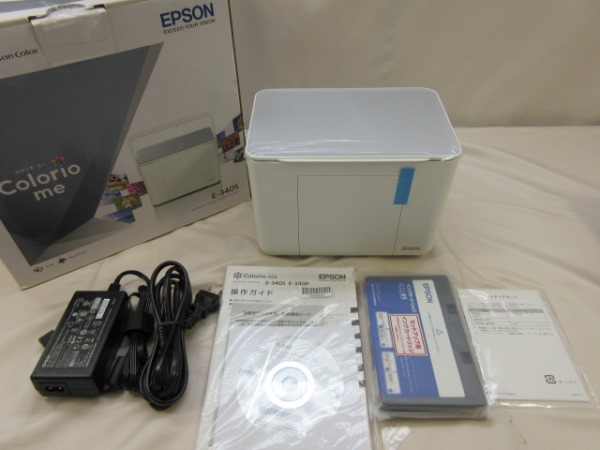 送料無料，新作 EPSON Colorio me カラリオ ミー インクジェットプリンタ E-340S 操作ガイド付 品(その他)｜売買されたオークション情報、yahooの商品情報をアーカイブ公開 - オークファン エプソン