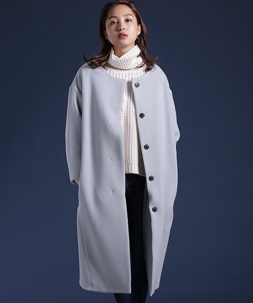 Hula様用美品ナノユニバースBIBYEスタンドチェスターコート定価41800円 