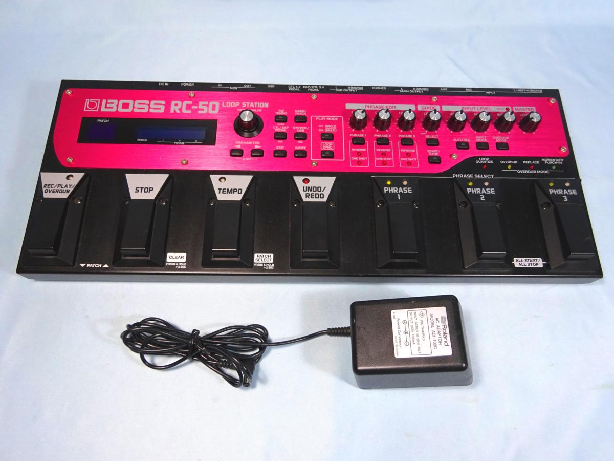 RC-50 Loop Station BOSS | Boss Looper Tested Working – Center RC 