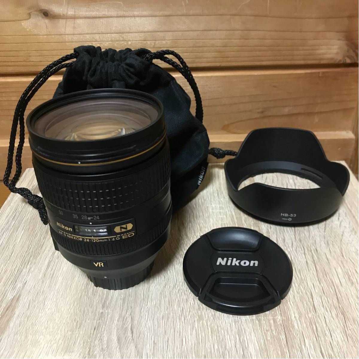 美品！Nikon ニコン AF-S NIKKOR 24-120mm f/4G ED VR ☆おまけつき ズームレンズ フルサイズ対応 D750 ナノクリ