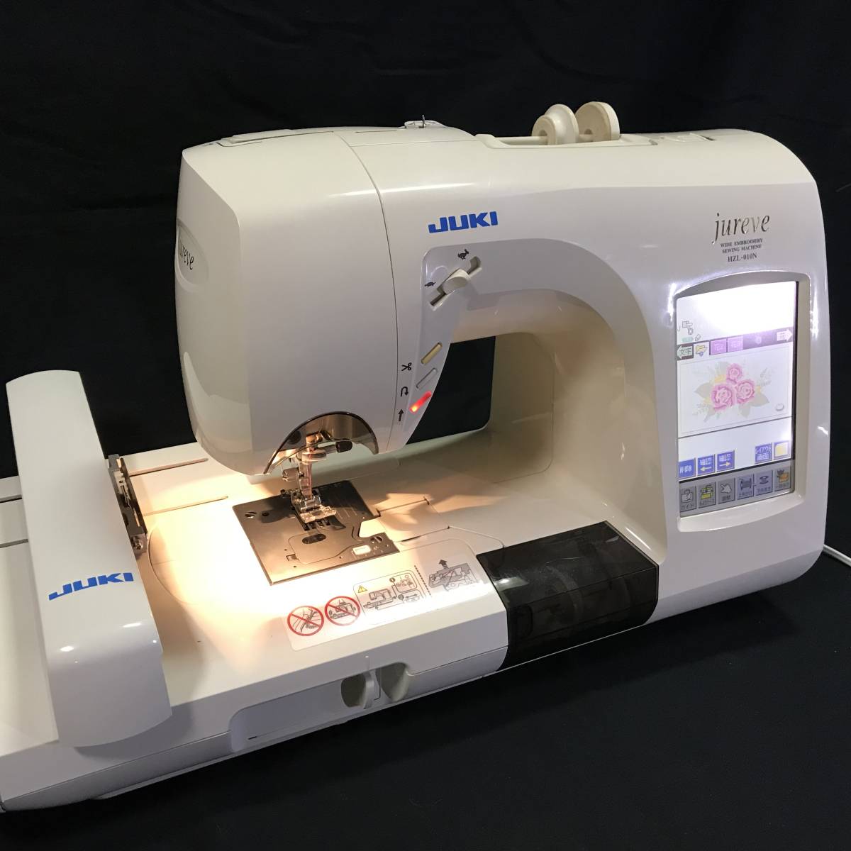 美品＊JUKI 最高級刺しゅうミシン HZL-010N jureve 刺しゅう機セット
