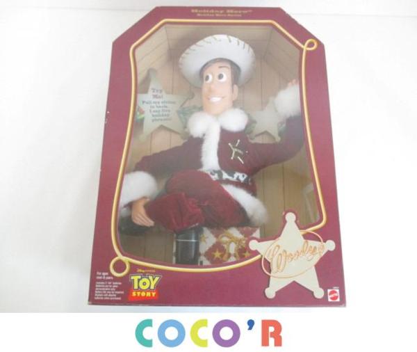 【美品 同梱可】 ディズニー トイストーリー ウッディ トーキングフィギュア クリスマス