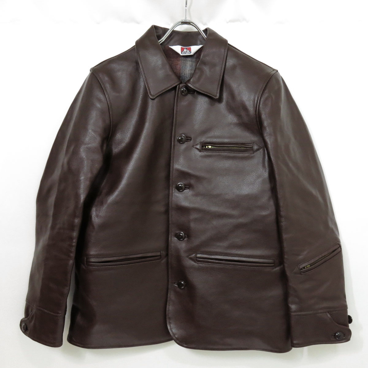 BEN DAVISのレザーカーコート Cow | BEN Leather Davis Ben カウレザー eBay Used Fit Slim Black