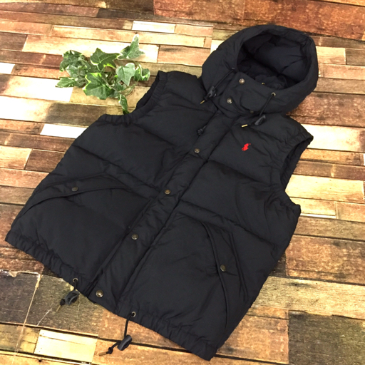 ポロラルフローレン Polo Ralph Lauren ダウンベスト ジップアップ