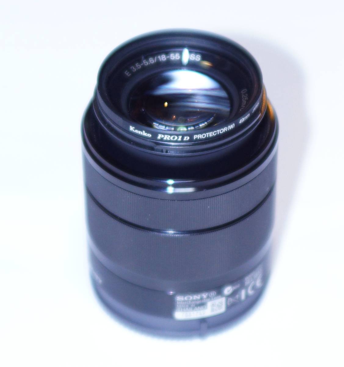 ソニー sony E18-55 OSS 3.5-5.6 保護フィルター付き フード付き