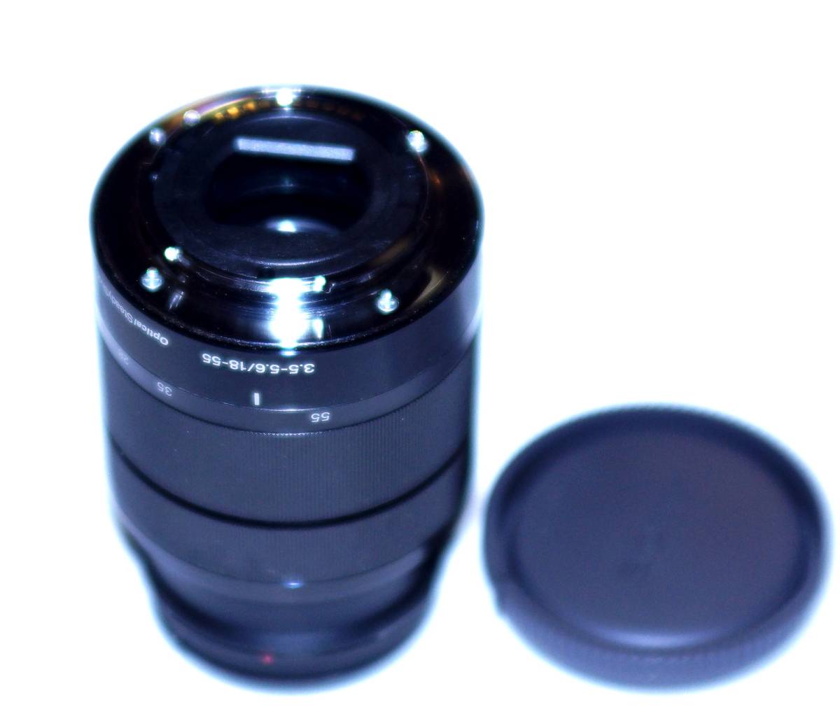 ソニー sony E18-55 OSS 3.5-5.6 保護フィルター付き フード付き