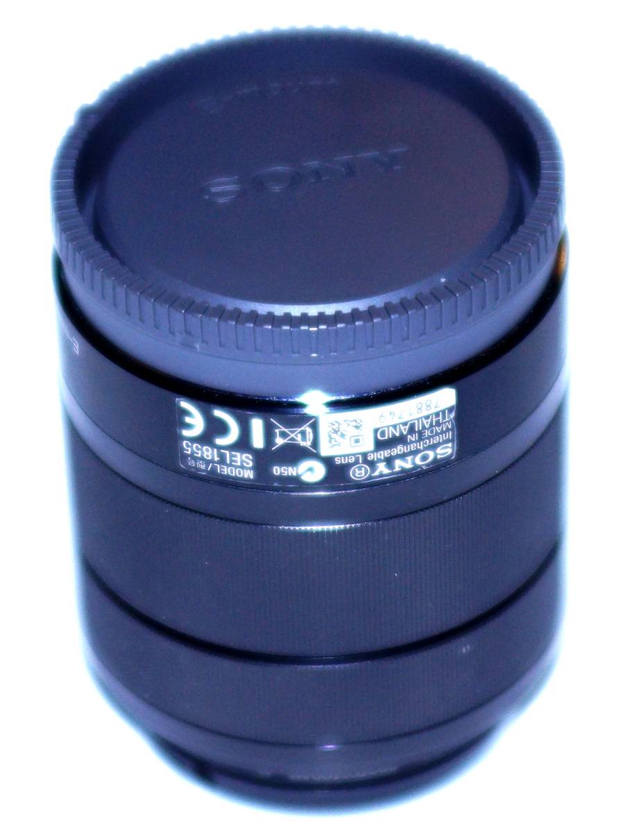 ソニー sony E18-55 OSS 3.5-5.6 保護フィルター付き フード付き