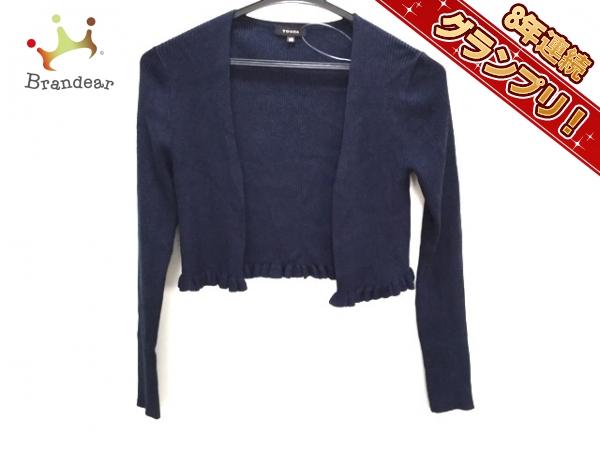 トッカ TOCCA トップス ボレロ サイズXS ネイビー レディース フリル