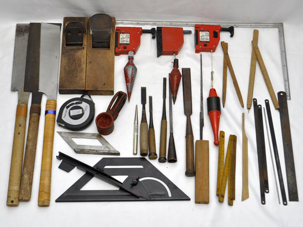 ACBZ-081◇大工道具 鋸 鉋 鑿 道具箱 など まとめ売り ノコギリ ハンド