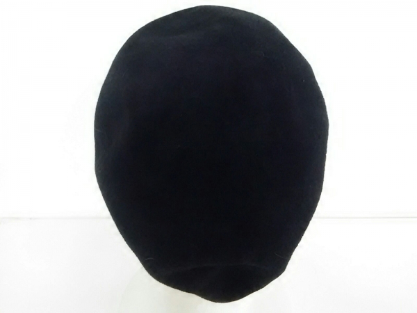 ヨウジヤマモト yohjiyamamoto 帽子 ウール 黒 ベレー帽